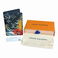 Louis Vuitton Pocket Organizer Monogram Surfin Blue Bifold