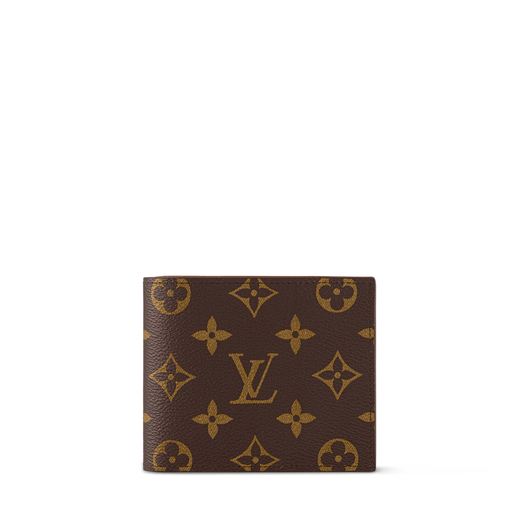 Louis Vuitton Marco Wallet Monogram Brown Authentic Mens