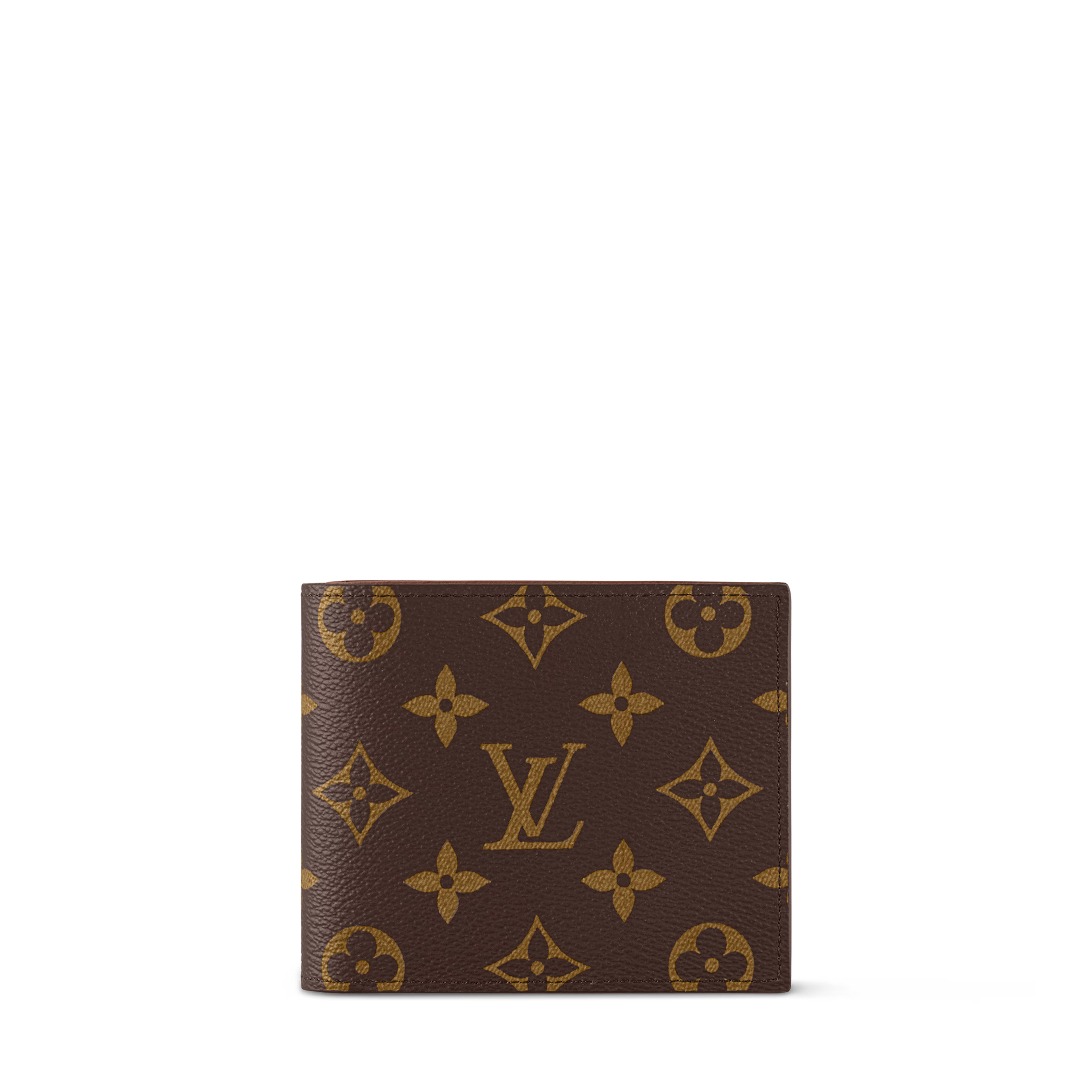 Louis Vuitton Marco Wallet Monogram Brown Authentic Mens