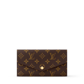 Louis Vuitton Portefeuille Sarah Monogram Long Wallet Brown