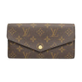 Louis Vuitton Portefeuille Sarah Monogram Canvas Long Wallet UK